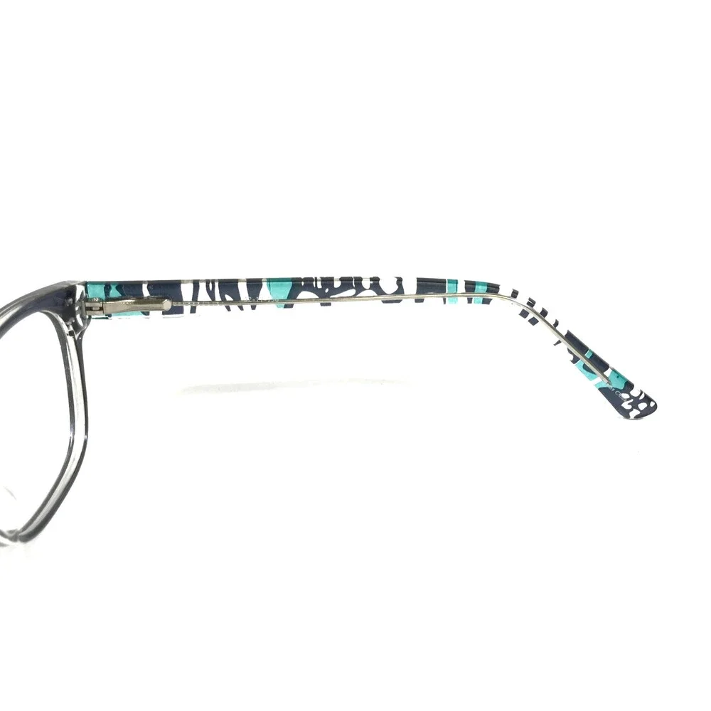 Parade Eyeglasses Frames Q-Series 1807 BLUE Clear Square Full Rim 52-17-150